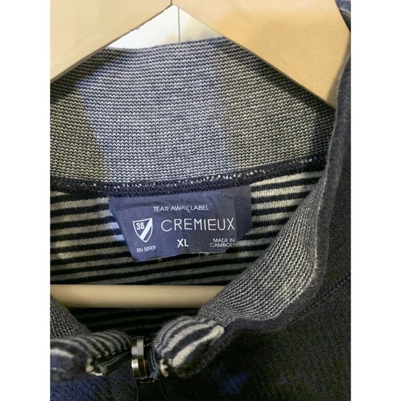 Daniel Cremieux‎ Men’s Sz XL Sweater Blue 1/4 ZIP Soft - Picture 2 of 6